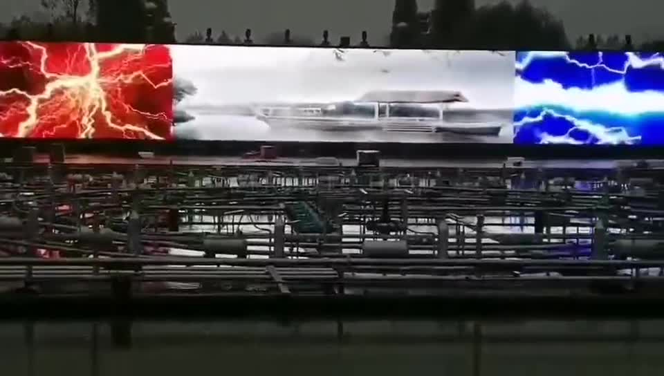 Outdoor Plaza P3.91 Stage Background LED Display Rental Project